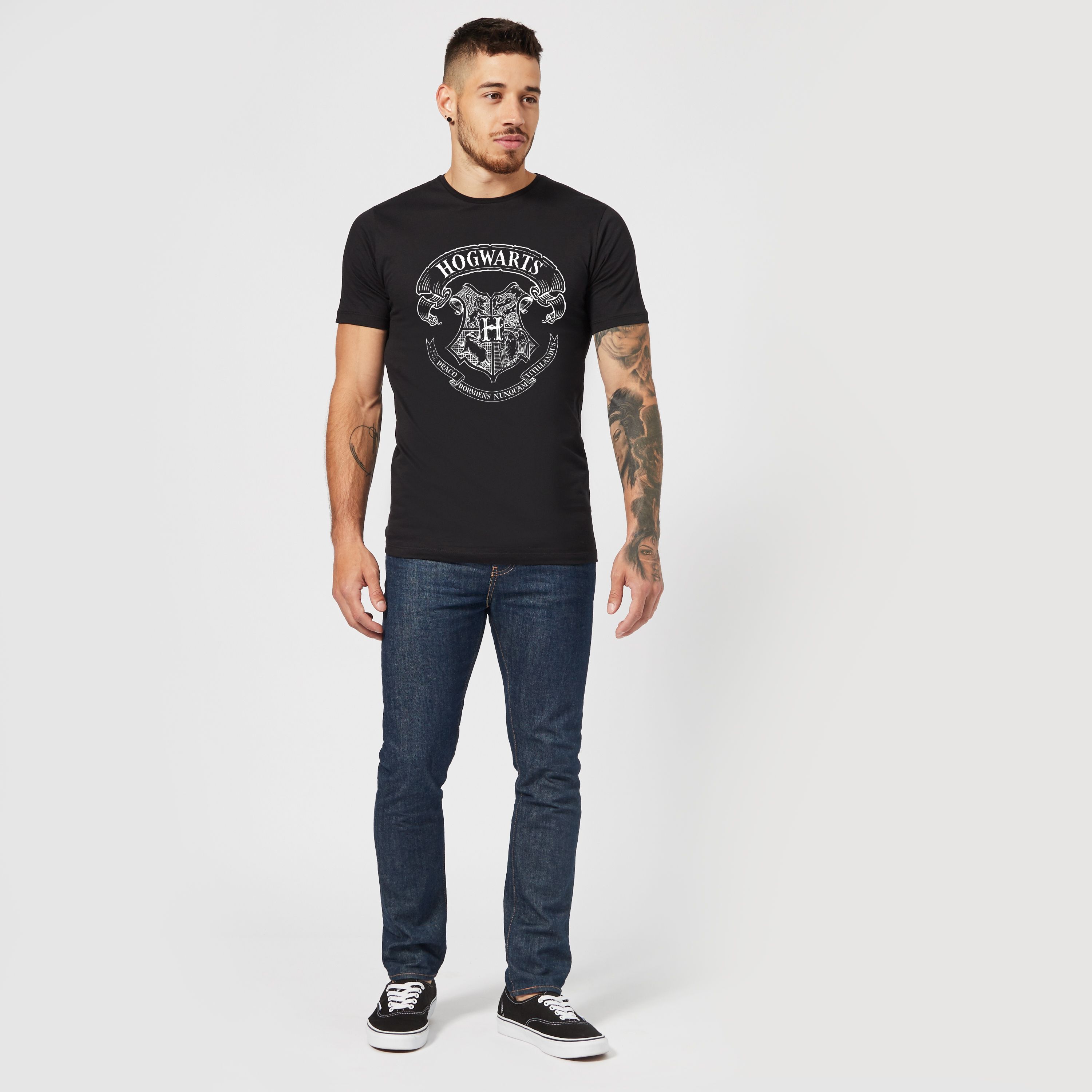 Official Harry Potter Hogwarts Crest Unisex T-Shirt - Picture 7 of 8